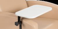 This chair makes petite to average size patients feel right at home, comforted and individually cradled. X-large seat width is 26.5 between arms with a 500 pound weight capacity.