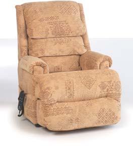 This design is available with a heated lumbar and massage