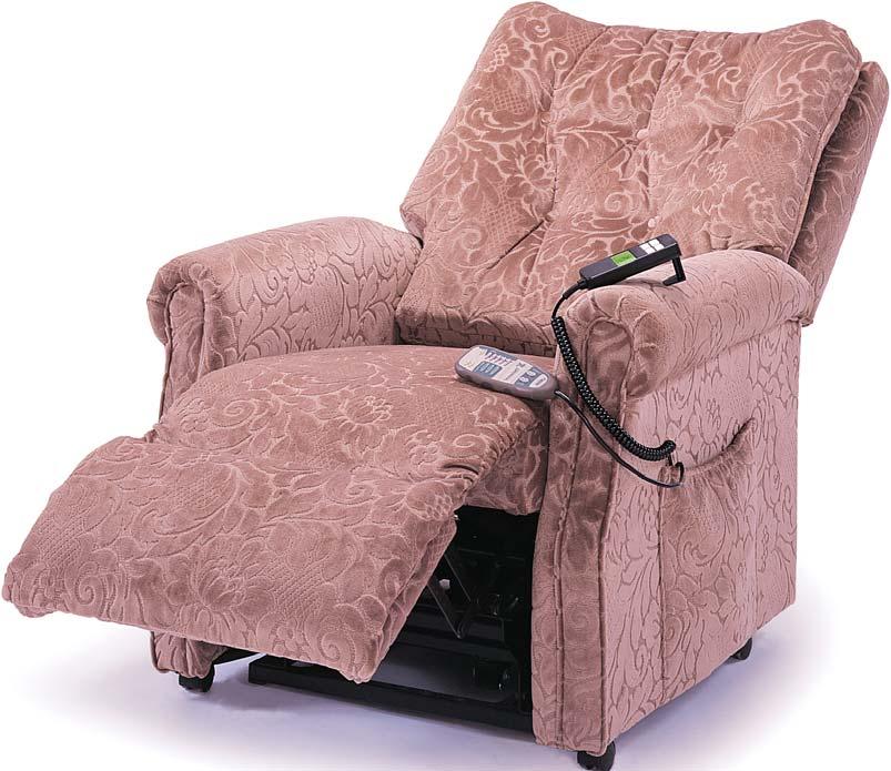 This design is available as a power operated recliner, mono riser-recliner or a dual riser-recliner.