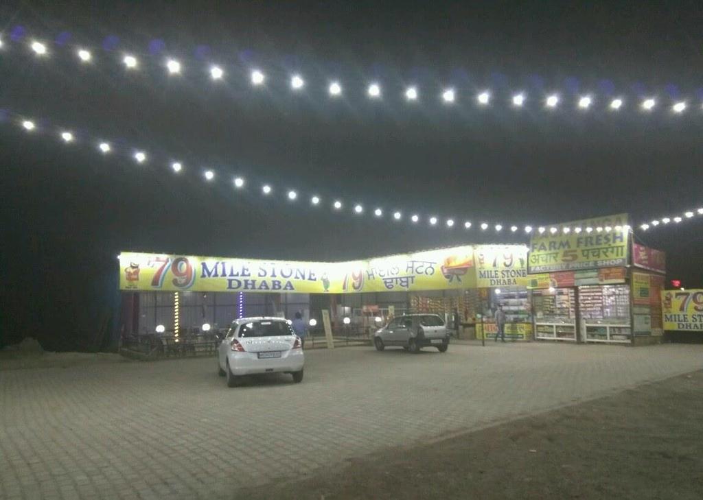 -------------------------------------------- A themed Dhaba Food Garage on Delhi-Chandigarh highway showcases EESL s UJALA LED bulbs in a dazzling array LED