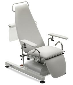 Medical Chairs Therapy Chair 540 \ 940 Comfort in all positions is ensured by»up & OUT «leg rests When lowering the chair, leg section shrinks and enables patients to access easily.