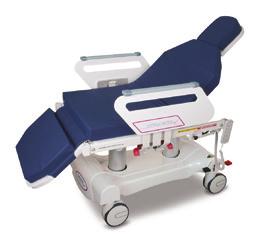 Contour Recliners KE0580 - Contour Recline Procedure Chair Designed for fast track ED or emergency departments, treatment rooms, day surgery, clinics and aged care, this very stable stretcher chair