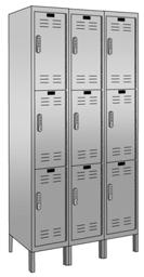 Body Components: 24 gauge cold rolled steel. Please refer to product brochure for complete locker specifications. Locker Handle: Digital electronic lockers include rotating integral door pull.
