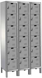 Stock Lockers Stainless Steel Stock Lockers Color: Unpainted #304 Stainless Steel Stainless Steel stock lockers are available to ship knock-down or fully-assembled (see page 5 for locker assembly