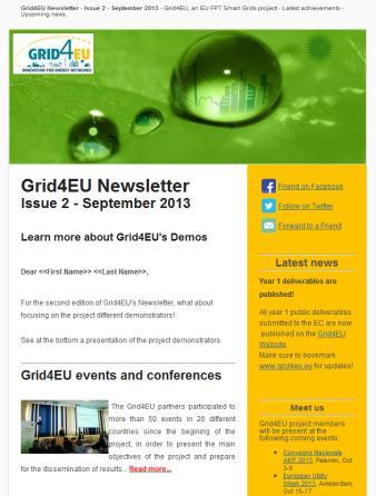 GRID4EU public communication Subscribe to the GRID4EU bi-annual newsletter: http:///common/newsletter-subscriber.