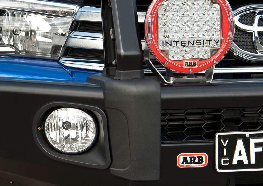 Pressed Form Top Pan & Winch Cover Panel: ARB S Summit Bar range features a pressed form top pan and winch cover panel.