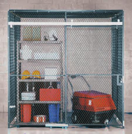 Partitions are provided complete with galvanized top cap with U bolts and all
