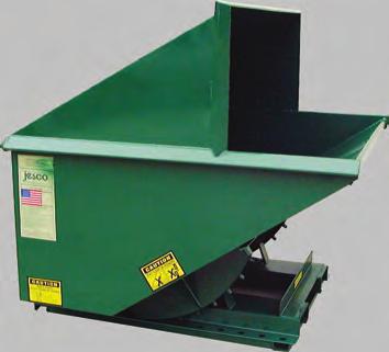 work with their existing cantilever rack system Special self dumping hopper with