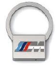 With coloured BMW M logo on front and flat, elegant divider ring. Suitable for all BMW keys. Material: Stainless steel with carbon insert.