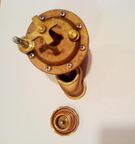 solenoid retainer nut, coil, and U-frame from solenoid