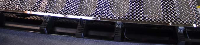 Make sure the mesh is still well seated in the grille panel