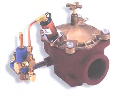 to Open Valve On/Off Solenoid Control Valve Watertight Epoxy Molded Solenoid Coil Slow Closing "No Surge or Hammer" Operation Will Throttle Against Flow