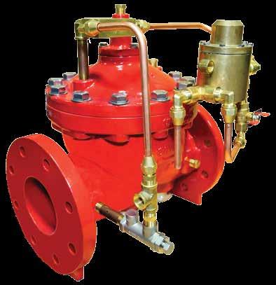 Model M106-PDV-A-10508A Pneumatically Operated Remote Control Deluge Valve Model M106 PDV-A-10508A Pneumatically Operated Control valve is based on the Model M106 PG-UL Deluge main valve.