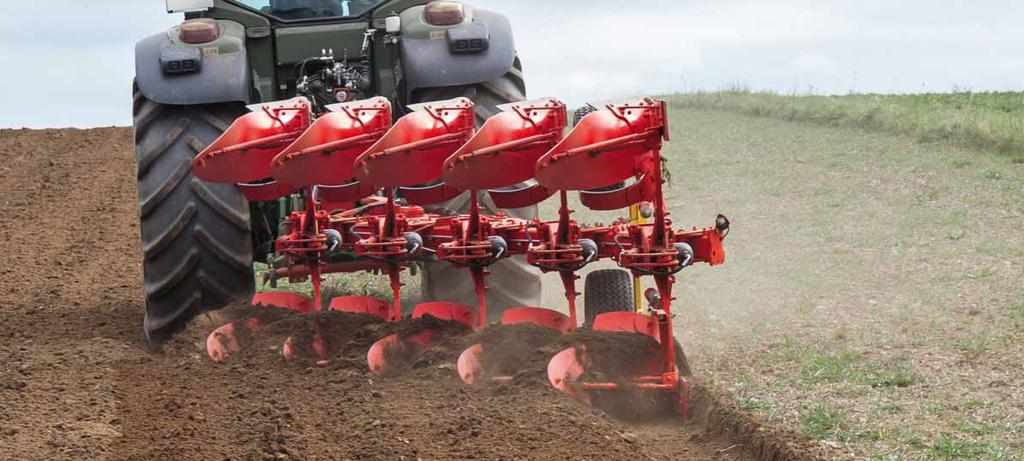 Proven system With its variable hydraulic triggering pressure, the SERVO NOVA system adapts the plough to