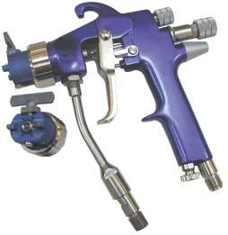 TRI-A Air Assisted Airless Spray Gun reversible AAA 140 Bar MWP 2 finger trigger CE marked disc tip filter built into fluid tube 1/4 BSP fluid inlet connection 1/4 BSP air inlet connection manual &