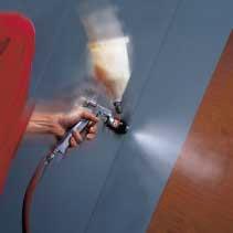 HVLP Low and  Solvent borne and waterborne coatings, topcoats, clear