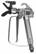 Airless Guns and Hose Reels Airless Guns LX-80 II Available with 4 finger trigger or adjustable 2 finger trigger. All metal construction.