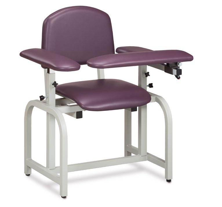 Height-adjustable make operation easy for clinician and comfortable for patient.