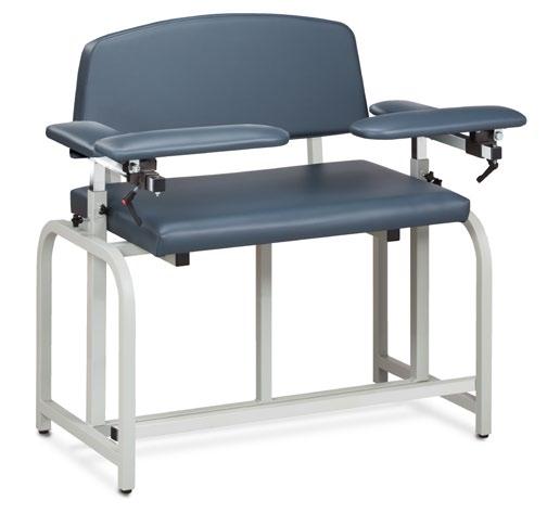levelers Easy-clean, durable vinyl in a selection of colors Chair-mounted options available (see page 23) 700 lbs. combined load capacity under normal use (181.