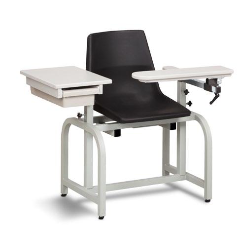 Standard Lab Series Chairs feature: 1 1 /4 square, heavy duty, all-welded, tubular steel, frame (3 cm) Adjustable and flip arm Flip arm positions in place when in use,