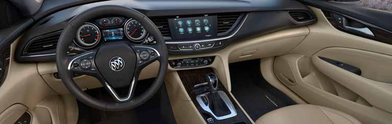 Buick QuietTuning TM technology creates a welcoming haven for drivers and passengers alike.