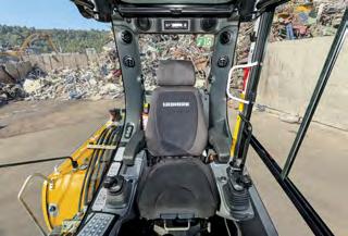 Deluxe Cab Comfortable Operation Ergonomic Design The modern cab design provides excellent conditions for healthy, concentrated and productive work in maximum comfort.