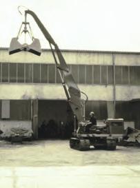 First tower crane TK 1949 First hydraulic cab elevation Production