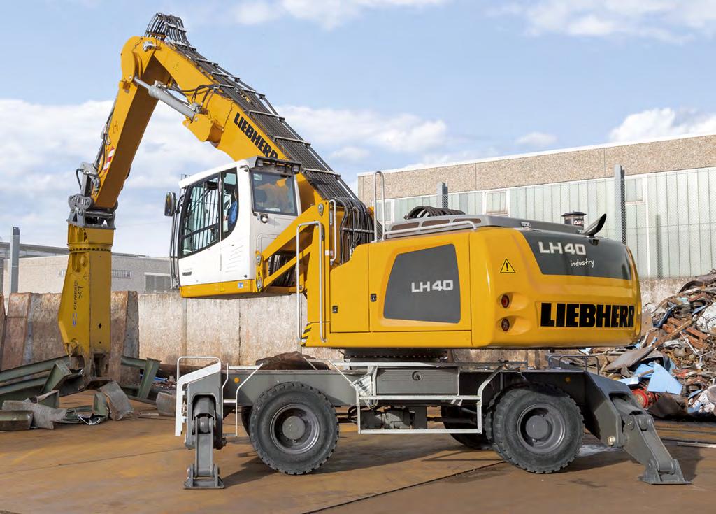 Performance Power plus speed Redefined performance Liebherr has been designing and manufacturing successful machines for material handling for over years.