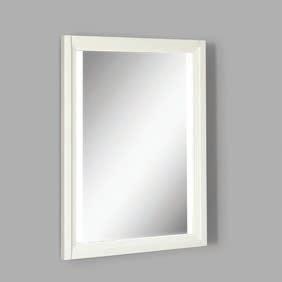 LED Mirror 25 x 2-1/2 x 34 2-LED (UL certified) strips border the mirror on/off dimmer switch located in bottom right corner beneath the frame 1517-WV3618 / 1518-WV3618 36x18 Wall Mount Vanity 34-3/4