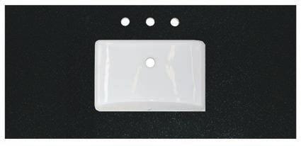 Features: 2 profile, Ease Edge Sink cutout pre-cut (17 7/8x11 ) to fit