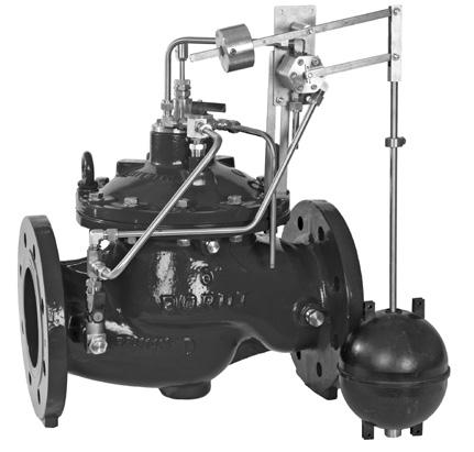 The valve is used in a variety of applications including Zone Control, Liquid Level Control and Batching Control installations. Solenoid Enclosure is standard NEMA 4 110-120 VAC.