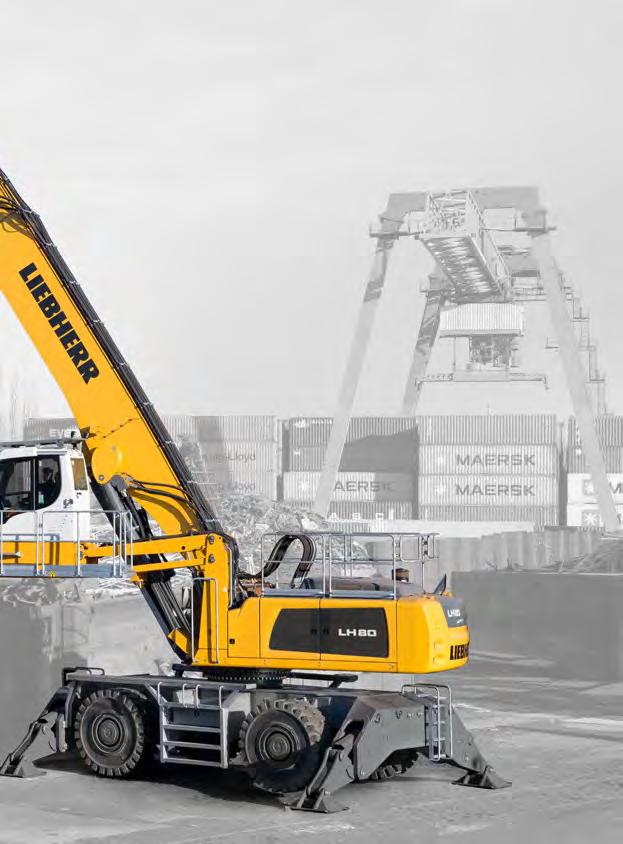 Uppercarriage -circuit Liebherr-Synchron-Comfortsystem (LSC) with LUDV technology for faster working speed at up to % less fuel consumption 3 kw engine output and greater pump flow for fast work