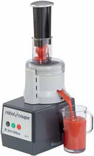 FOOD PROCESSORS : CUTTERS & VEGETABLE SLICERS Complete selection of discs, refer page 16 JUICE EXTRACTOR KIT Fruit sauces and fruit and vegetable juice to make amuse-bouche,