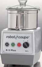 TABLE TOP CUTTER MIXERS R 5 Plus - R 5 V.V. MOTOR BASE Induction motor All metal motor base Pulse function CUTTER FUNCTION 5.