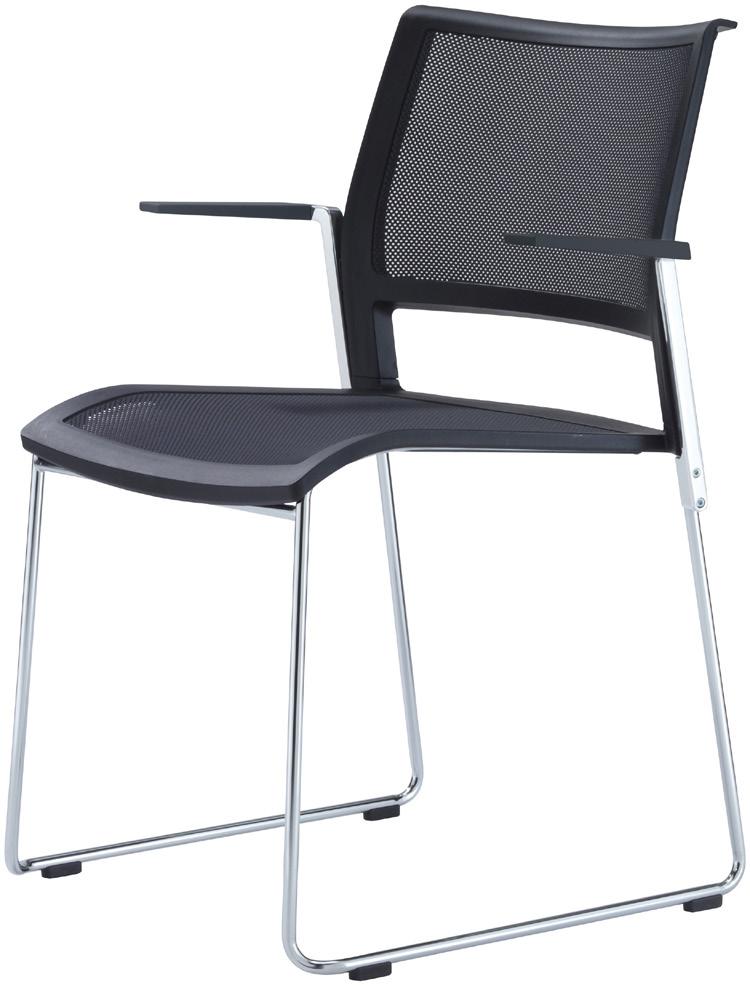 STANDARD & OPTIONAL FEATURES/FINISHES Tipo sled chair TIPO-1M-SX PP Mesh TIPO-1P-SX PP PP TIPO-3M-SX Mesh Mesh TIPO-3P-SX Mesh PP Tipo four leg chair with
