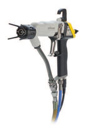 GM 5000EAC FM Electrostatic manual gun Aircoat FM Electrostatic manual gun with FM certification for AirCoat applications with low-conductive solvent-based lacquers.