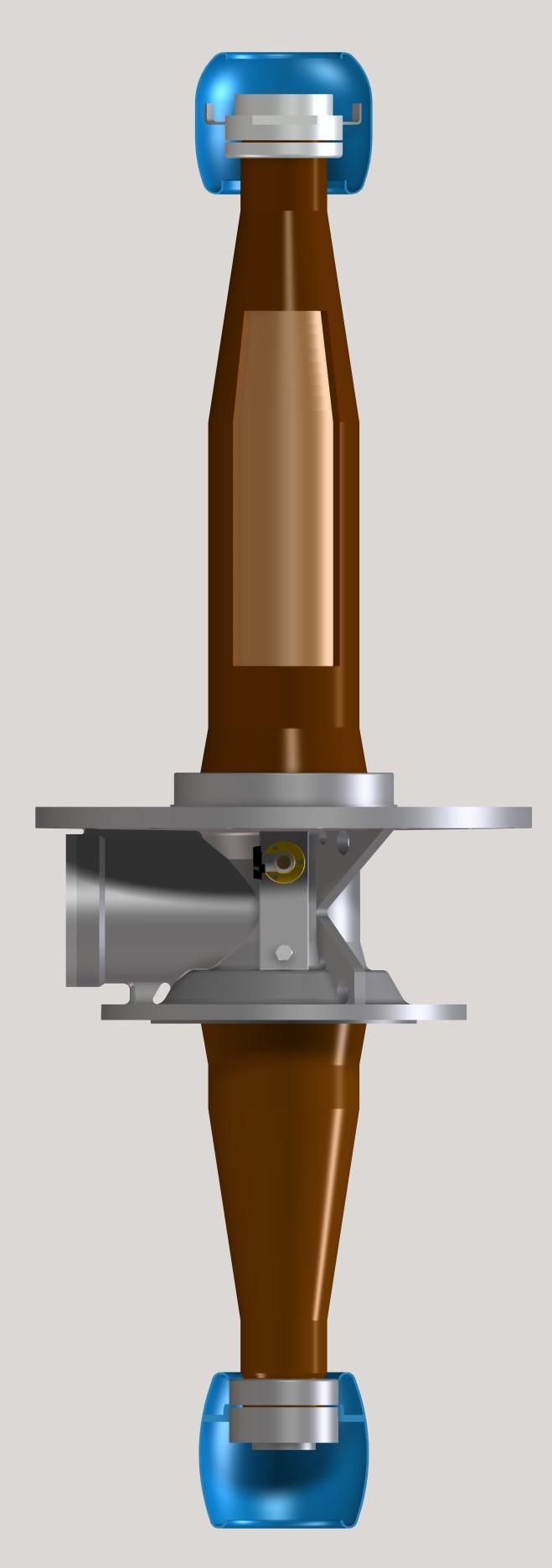 Oil / SF6 Bushing Design 1 2 SF6 side Shield (on request) SF6 side Terminal Terminal (Al or Cu) for connection is designed according standard IEC 1639.