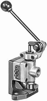 454 & F012 Series The 454 and F012 series lectroaire valves are compact, manually operated 4-Way valves most widely used with an air motor.