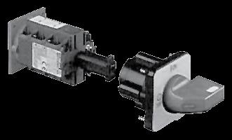 REAR PANEL MOUNTING DISCONNECTS Rear Panel Mounting, Door Coupling & Interlock (4) Hole Mounting D Thermal Rated Current @ 600V HP 1 phase