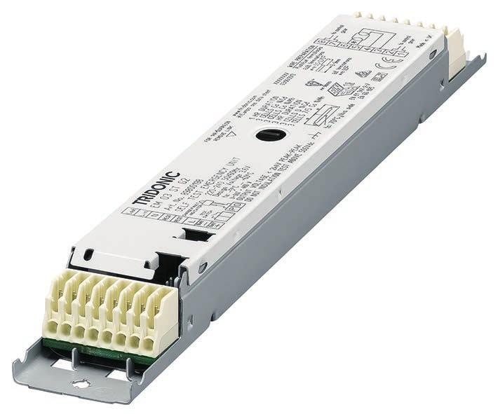T T8 TC- TC-F DE TC- TC-SE TC-TE TC-DD Tc EM, 0 40 V 0/0 Hz PRO version Product description Emergency lighting supply unit with DAI interface and automatic test function For linear and compact