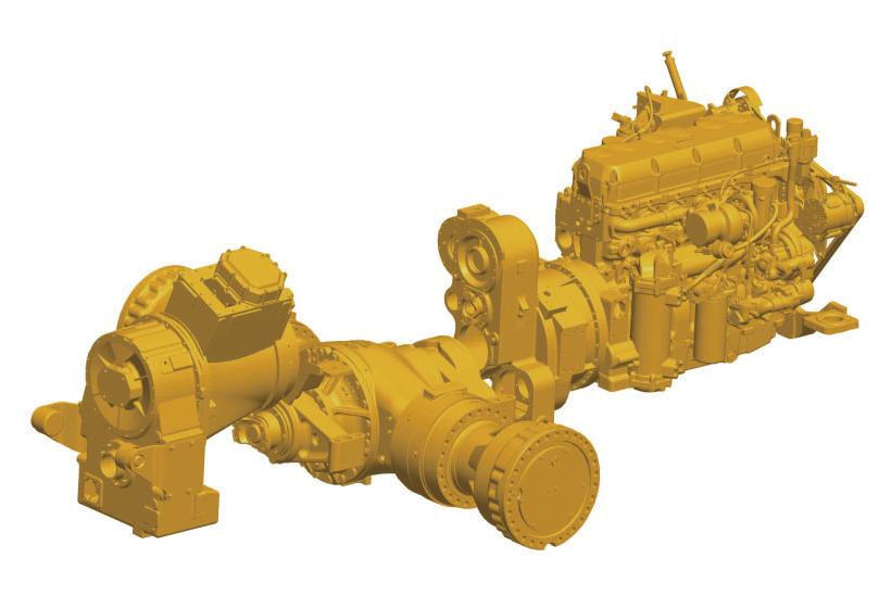 Power Train Transmission More power to the ground for greater productivity.