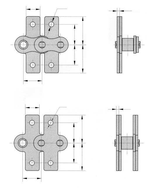 American Standard () Conveyor Attachments SAA1 C C SKK1 C C C 40 50 60 80 100 0.