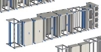 are supplemented by a range of speciality racks to allow end users to