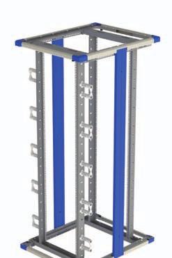 Speciality racks ARS - Distribution rack The Distribution Rack provides the perfect configuration for the copper and fibre patch frames.