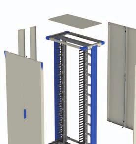 Speciality racks - high density racks About High density cabling racks Eaton's B-Line Business range of high density copper and fibre cabling racks are designed to solve the problem of today s
