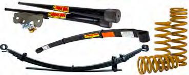 Select adjustable shocks for complete ride quality control 45mm Adjustable: The hugely increased oil capacity coupled with adjustable ride control make these a great choice for serious offroaders and