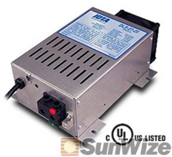 Iota Battery Chargers SW # Model Description Qty Price `003378 DLS-240-55 55A DLS Series AC Charger - 13.6VDC 240VAC 2 $ 177.75 `003388 DLS27-15 15A DLS Series AC Charger - 27V 1 $ 119.
