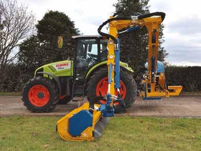 24 25 Falcon Evo Forward The Falcon Evo Forward arm is perfect for contractors and municipal environments, where the added benefits of a forward arm is required to improve visibility.