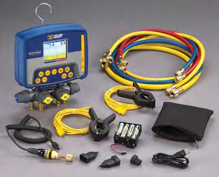 EDITION 66 CATALOG The YELLOW JACKET refrigeration system analyzer features a full color graphics display for intuitive, easy reading.