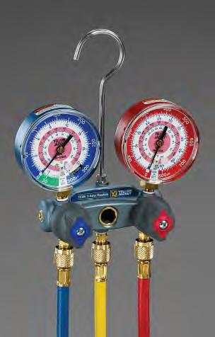 - ºF/ºC Gauges Scale Refrigerant 49814 Manifold only with 5/16" fittings Red/Blue kpa/psi 49813 With 60" PLUS II 5/16x5/16" B Red/Blue kpa/psi 49815 Manifold only with 5/16"-1/4"-5/16" Red/Blue